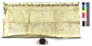 Schuldbrief des Georg Metzler und seiner Frau Margarete zu Edelfingen