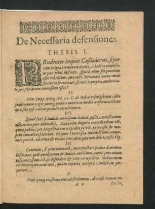 Thesis I. - LX.