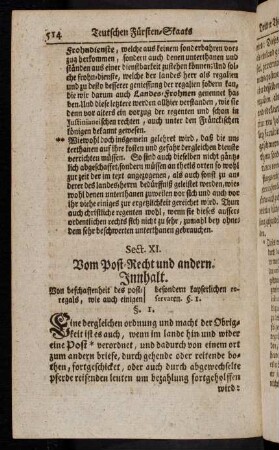 514-517, Sect. XI: Vom Post-Recht und andern