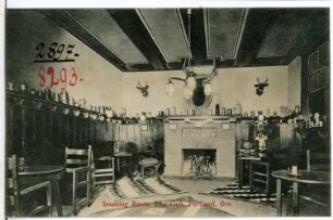 Portland, Oregon. Smooking Room, Elks Club