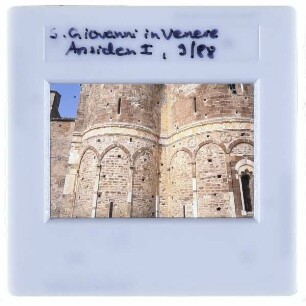Fossacesia, Abtei S. Giovanni in Venere : Ostseite, Apsiden