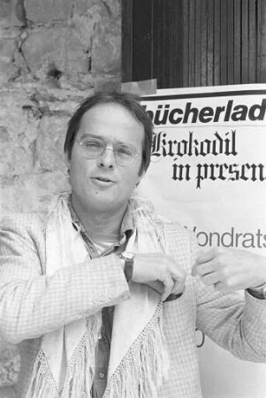 Lesung des Schriftstellers Wolfgang Wondratschek in seiner Heimatstadt Karlsruhe