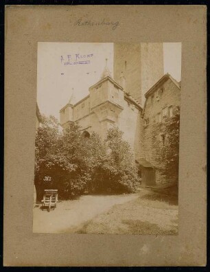 Burgtor, Rothenburg/Tauber: Detailansicht inneres Tor