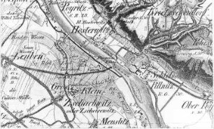 Dresden-Kleinzschachwitz und Großzschachwitz. Oberreit, Sect. Dresden, 1821/22