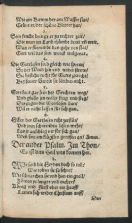 Der ander Psalm.