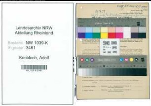 Entnazifizierung Adolf Knobloch , geb. 24.05.1897 (Beamter)