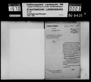 Schusterinnung für den Oberamtsbezirk Crailsheim