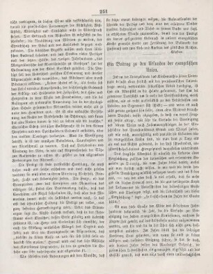 251-255 Ein Beitrag zu den Urkunden der evangelischen Union