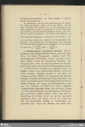 4. Sichtbarwerden unsichtbarer Strahlen