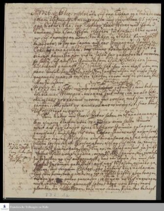Anhang zum Tagebuch von [Martin Bosse, Christian Friedrich Pressier und Christoph Theodosius Walther].