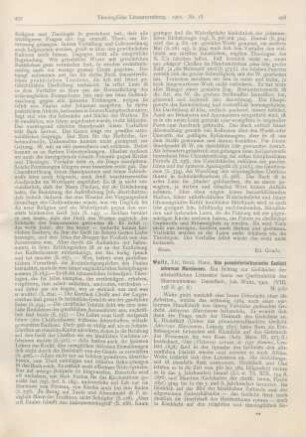 498-500 [Rezension] Waitz, Hans, Das pseudotertullianische Gedicht adversus Marcionem