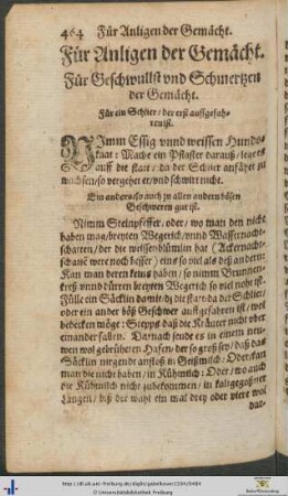 Für Anligen der Gemächt