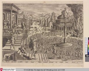 [König Nebukadnezar II. und die Anbetung der goldenen Statue; King Nebukadnessar and the Worship of the Golden Statue]