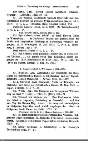 9. Fremdherrschaft in Württemberg 1519-84