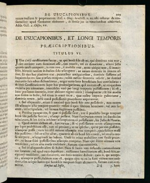 209-220, DE USUCAPIONIBUS, ET LONGI TEMPORIS PRAESCRIPTIONIBUS.