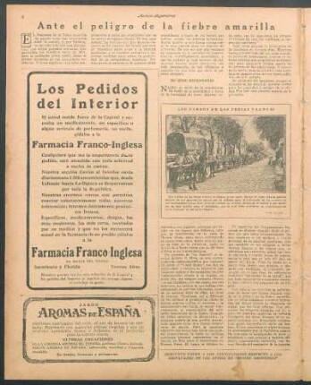 Los carros de las ferias francas [Fotografía]