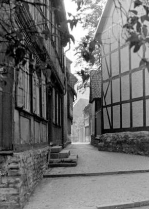 Wernigerode, Fachwerkhäuser in der Altstadt