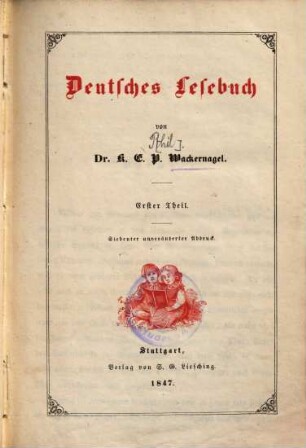 Deutsches Lesebuch, 1
