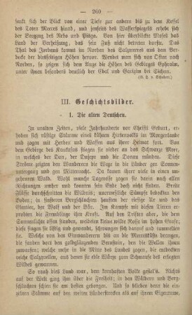 III. Geschichtsbilder