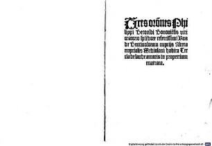 Tres or[ati]ones Philippi Beroaldi Bononie[n]sis viri oratorio sple[n]dore refertissimi Vna de Bentiuolorum nuptijs Altera nuptialis Mediolani habita Tertia de laude amoris in propertium enarrata