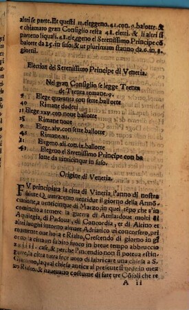 Opera nova dove si contiene la origine della citta di Venetia