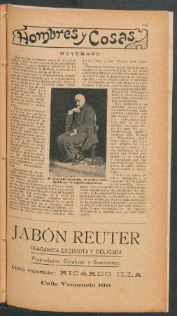 Huysmans : Hombres y cosas