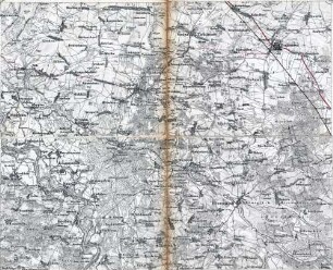 156 Guhrau. Topographische Karte vom östlichen Theile der [preussischen] Monarchie (Generalstabskarte)