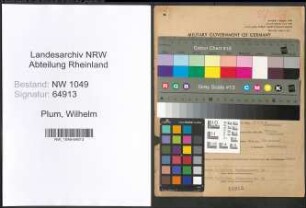 Entnazifizierung Wilhelm Plum , geb. 28.07.1895 (Musiker)
