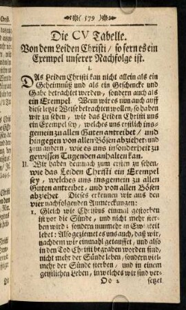 579-585, Die CV. Tabelle
