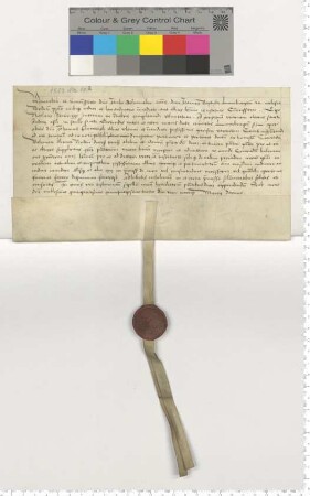 Präsentation an Propst Schomaker für eine Vikarie am Andreas Altar der Gertrudenkapelle [lat].