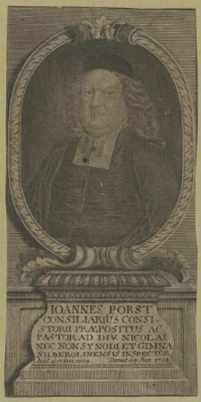 Bildnis des Ioannes Porst