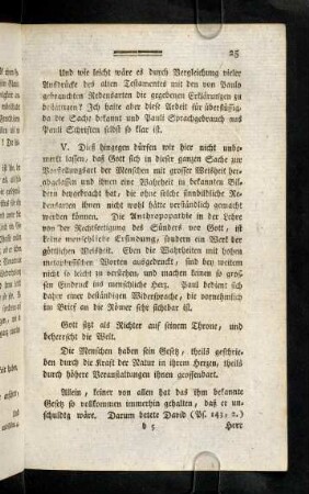 25-33, V. Dieß hingegen dürfen wir hier nicht ...
