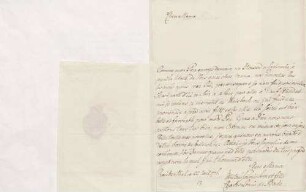 Karl Ludwig von Baden an Karoline Luise von Baden (Reichental)