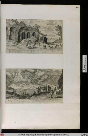 Ruine in italienischer Landschaft