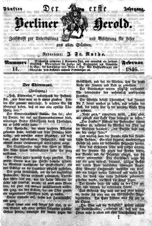 Nummer 14, Februar 1846