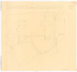 Gartenanlage Pädagogische Akademie Köln: Lageplan 1:500