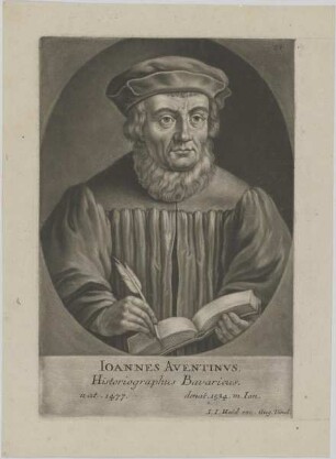 Bildnis des Iohannes Aventinus