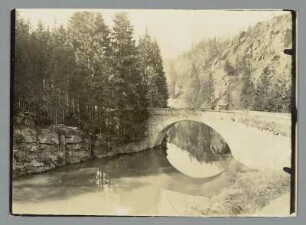 An der alten Zschopaubrücke bei Wolkenstein
