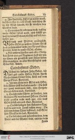 Catechismus = Lieder