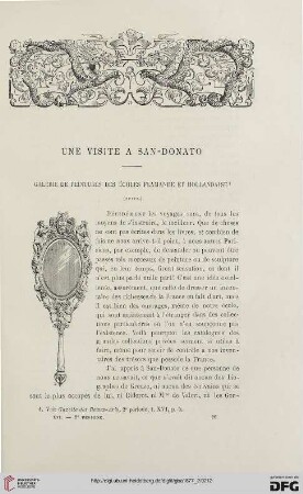 2. Pér. 16.1877: Une visite à San-Donato : Galerie de peintures des écoles flamande et hollandaise, [2]