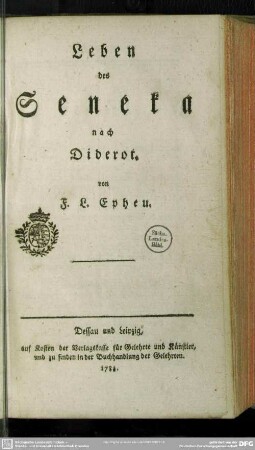 Leben des Seneka