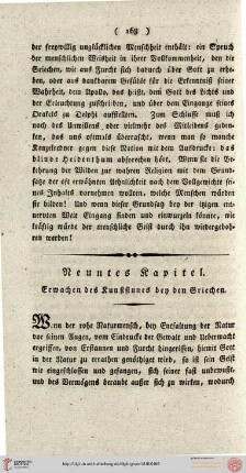 Neuntes Kapitel