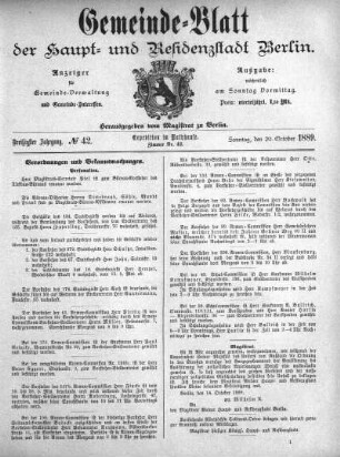 1889,42: No. 42, 20. Oktober 1889