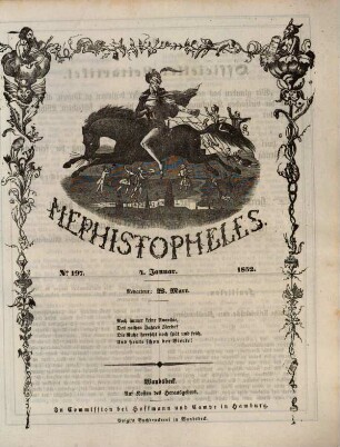 Mephistopheles. 1852, 1852 = No. 197 - 222