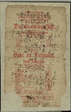 Das alte und neue Jahr / Der Vater der Debutantin oder: Doch durchgesetzt (Posse)