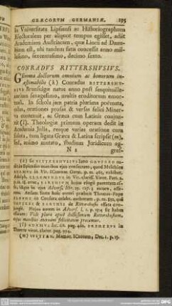 Conradus Rittershusius