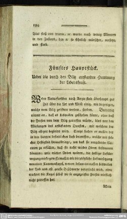 Fünftes Hauptstück. Ueber die durch den Blitz entstandne Hemmung der Lebenskraft