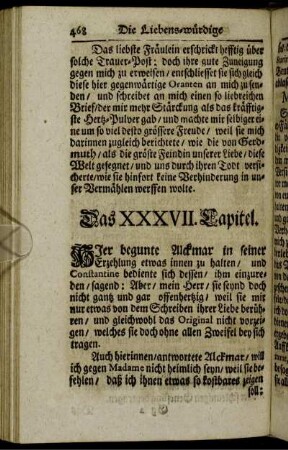Das XXXVII. Capitel. - Das XXXIIX. Capitel.