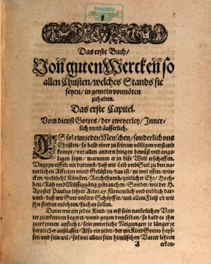 Von weltlichen Sta[e]nden Hohen vnnd Nidern : Außführlicher Bericht in zwey Bücher aufgetheilt, Inn dern erstem, die Tugenden, Sünden, vnnd andere zustehende Fähl, so alle Ständ inn gemein betreffen, Im andern aber die sonderbare Geschefften vnd Händel, so jedem Stand für sich selbst gebüren, nottürfftig erklärt vnnd außgefüert. Nicht allein allen weltlichen Hohes vnnd Niderßstands, sonder auch allen Pfarrern, zum Predigen vnd Beichthören fast nutzlich zulesen, 1