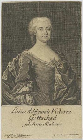 Bildnis der Luise Adelgunde Victoria Gottsched